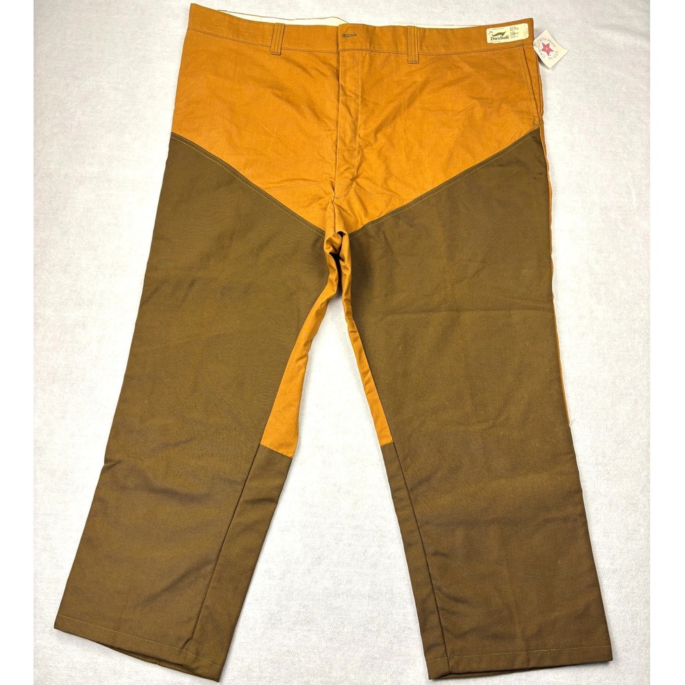 Vintage Duxbak Hunting Pants Mens 54xR IX USA Canvas Brush Suspender Buttons